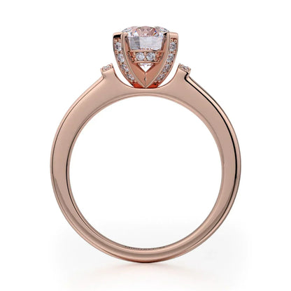 Michael M Solitaire Round Engagement Ring