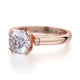 Michael M Pavé Round Engagement Ring