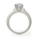 Michael M Pave Round Engagement Ring
