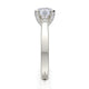 Michael M Pavé Round Engagement Ring