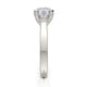 Michael M Pave Round Engagement Ring