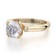 Michael M Pave Round Engagement Ring
