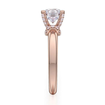 Michael M Solitaire Round Engagement Ring