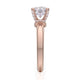 Michael M Prong Round Engagement Ring