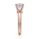 Michael M Prong Round Engagement Ring