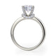 Michael M Prong Round Engagement Ring