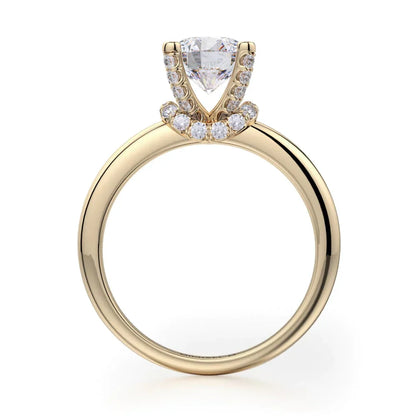 Michael M Solitaire Round Engagement Ring