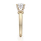 Michael M Prong Round Engagement Ring