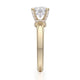 Michael M Prong Round Engagement Ring