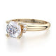 Michael M Prong Round Engagement Ring
