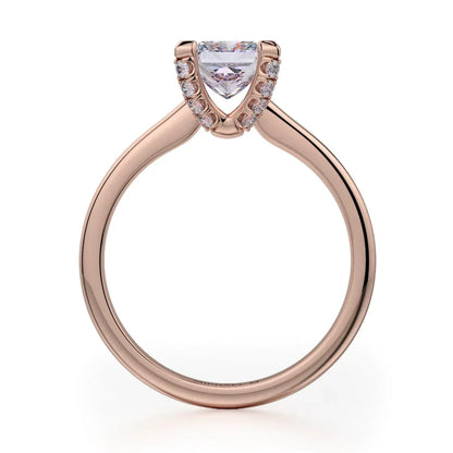 Michael M Solitaire Princess Engagement Ring