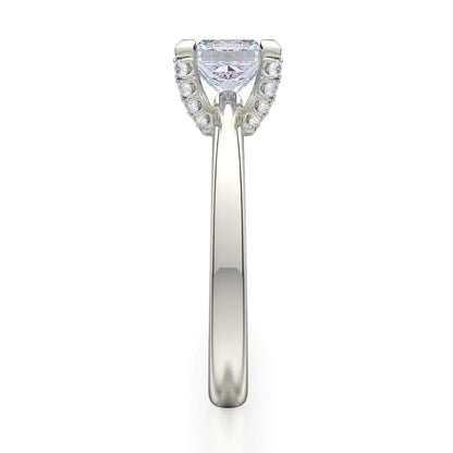 Michael M Solitaire Princess Engagement Ring