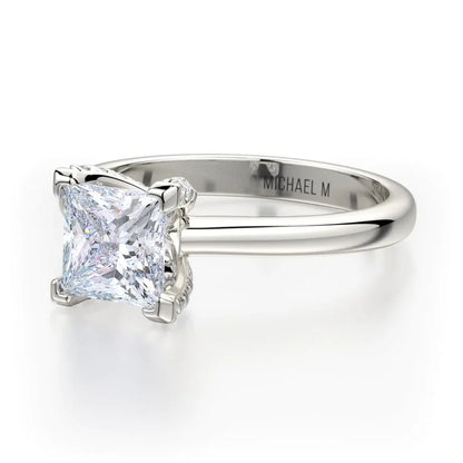 Michael M Solitaire Princess Engagement Ring