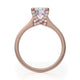Michael M Prong Round Engagement Ring
