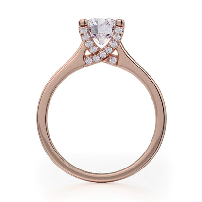 Michael M Solitaire Round Engagement Ring
