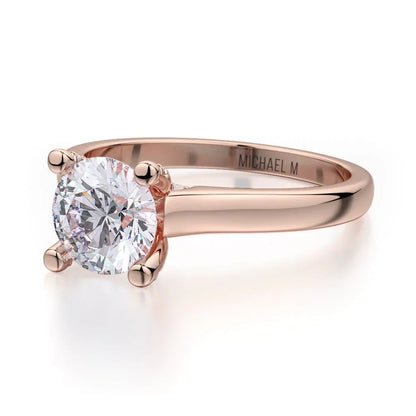 Michael M Solitaire Round Engagement Ring