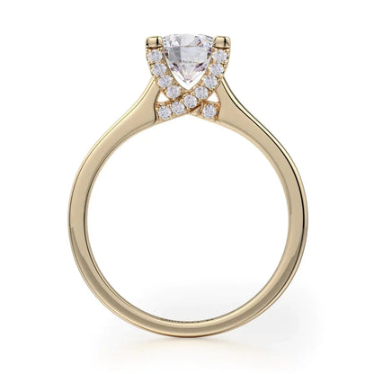 Michael M Solitaire Round Engagement Ring