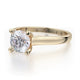 Michael M Prong Round Engagement Ring