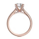 Michael M Prong Round Engagement Ring
