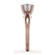 Michael M Prong Round Engagement Ring