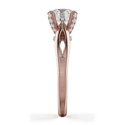 Michael M Solitaire Round Engagement Ring