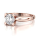 Michael M Prong Round Engagement Ring