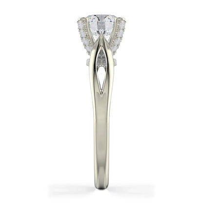 Michael M Solitaire Round Engagement Ring