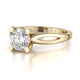 Michael M Prong Round Engagement Ring