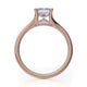 Michael M Pavé Princess Engagement Ring