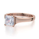 Michael M Pavé Princess Engagement Ring