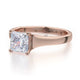Michael M Pave Princess Engagement Ring
