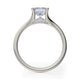 Michael M Pavé Princess Engagement Ring