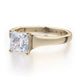 Michael M Pavé Princess Engagement Ring