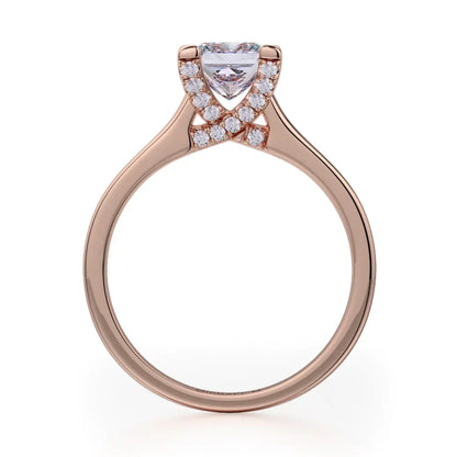 Michael M Solitaire Princess Engagement Ring