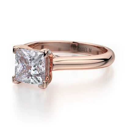 Michael M Solitaire Princess Engagement Ring