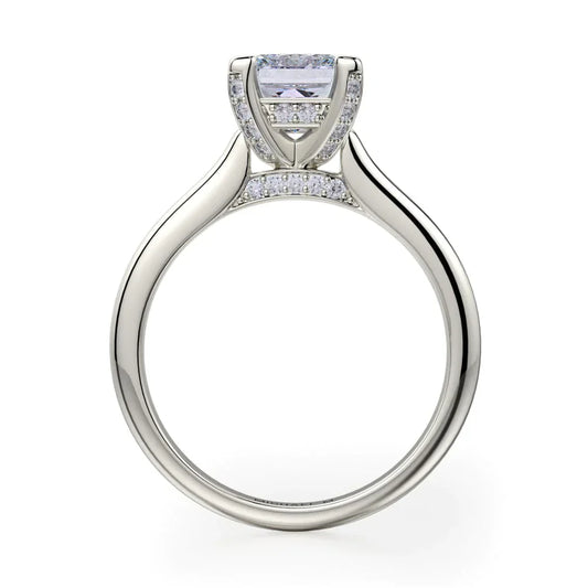Michael M Solitaire Princess Engagement Ring