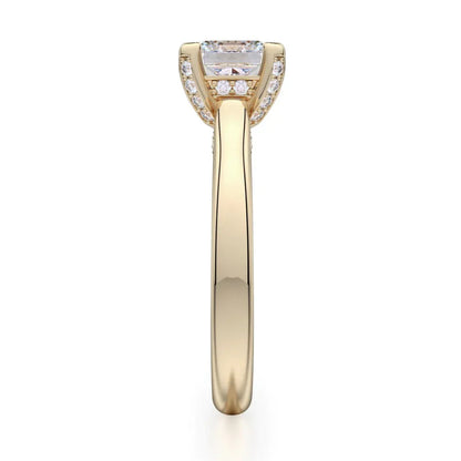 Michael M Solitaire Princess Engagement Ring