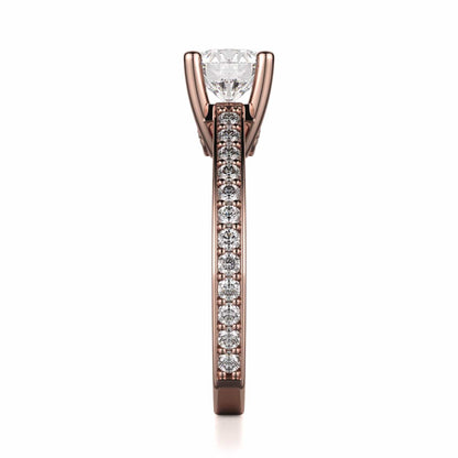 Michael M Round Engagement Ring