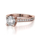 Michael M Round Engagement Ring