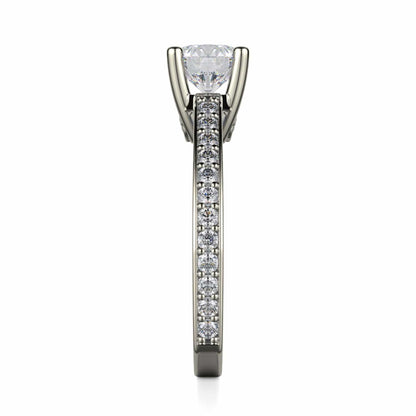 Michael M Round Engagement Ring