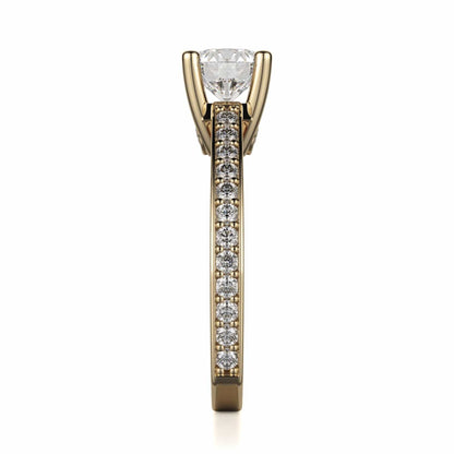 Michael M Round Engagement Ring