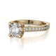 Michael M Round Engagement Ring