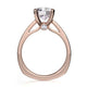 Michael M Bezel Round Engagement Ring