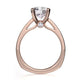 Michael M Bezel Round Engagement Ring