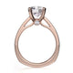 Michael M Bezel Round Engagement Ring