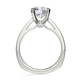 Michael M Bezel Round Engagement Ring