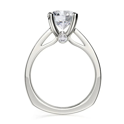 Michael M Bezel Round Engagement Ring