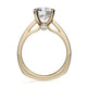 Michael M Bezel Round Engagement Ring