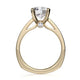 Michael M Bezel Round Engagement Ring