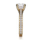 Michael M Bezel Round Engagement Ring